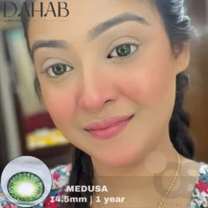 DAHAB Medusa Color Contact Lens, Disposable cosmetic eye lens