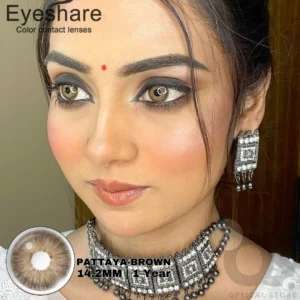 EYESHARE Pattaya Brown Color Contact Lens, Disposable cosmetic eye lens