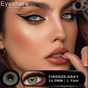 EYESHARE Firenze Gray Color Contact Lens, Disposable cosmetic eye lens