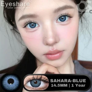 EYESHARE Sahara Blue Color Contact Lens, Disposable cosmetic eye lens