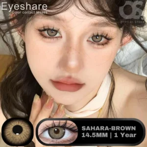 EYESHARE Sahara Brown Color Contact Lens, Disposable cosmetic eye lens